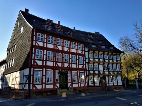 The first half-timbered house we saw in the city of Einbeck, Germany