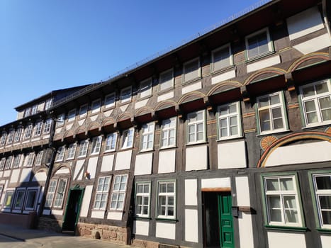 Beautiful half-timbered house in the city of Einbeck, Germany