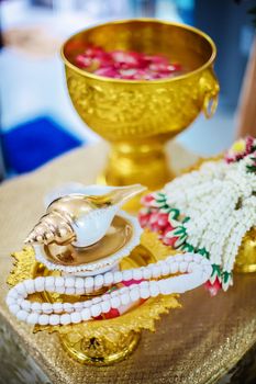 Water relaunch for Thai traditional wedding