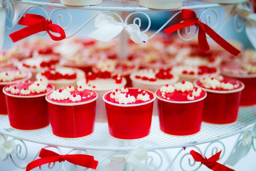 Cupcakes on stand for party