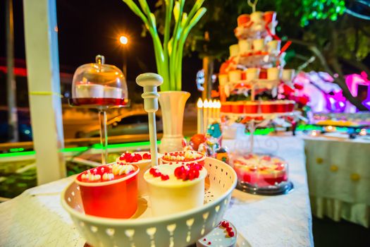 Cupcakes on stand for party