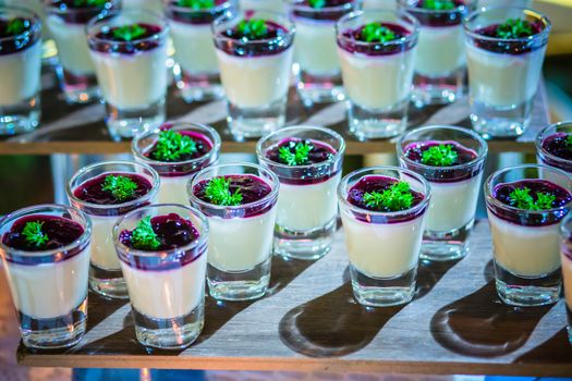 Blueberry panna-cotta recipes for party