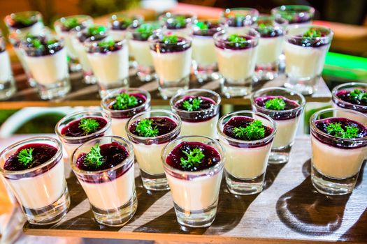 Blueberry panna-cotta recipes for party