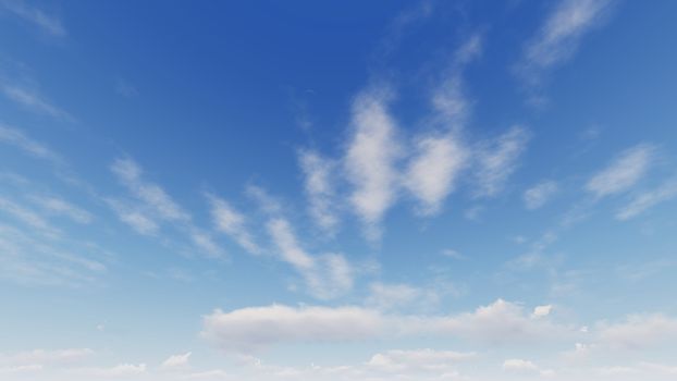 Cloudy blue sky abstract background, blue sky background with tiny clouds, 3d rendering


