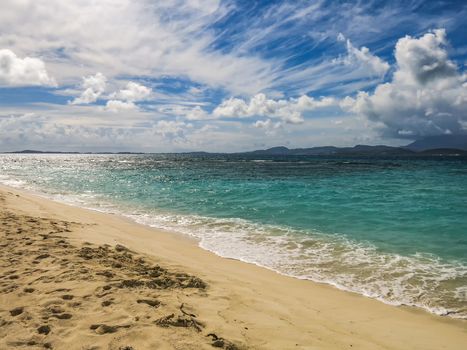 An amazing view of a great beach in Puerto Rico to relax.