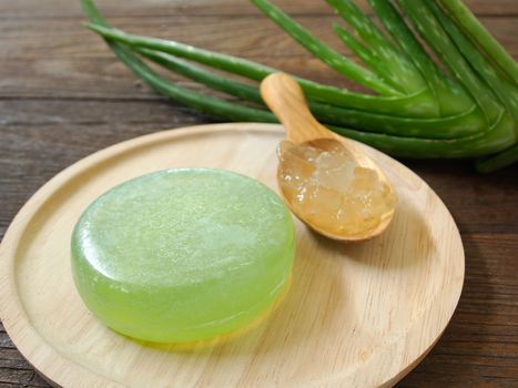 Soap is made from aloe