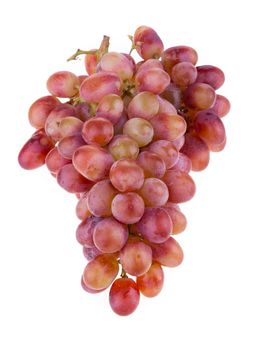 red grape isolated on white background