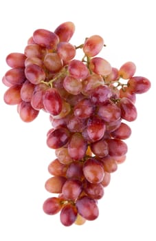 red grape isolated on white background