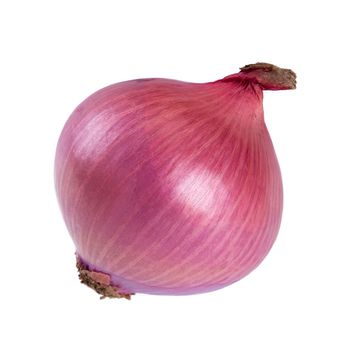 red onion isolated on white background