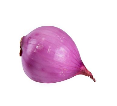 red onion isolated on white background