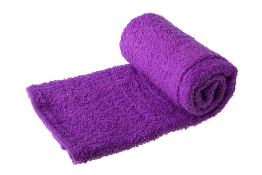 purple towel as a background for your message