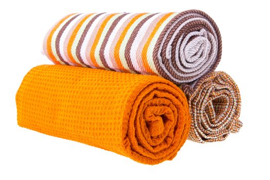 Kitchen towel isolated on white background