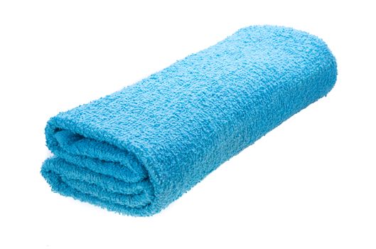 color towel isolated on white background