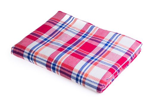 a blanket isolated on the white background