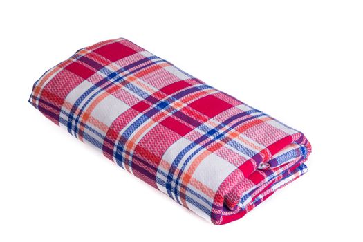 a blanket isolated on the white background