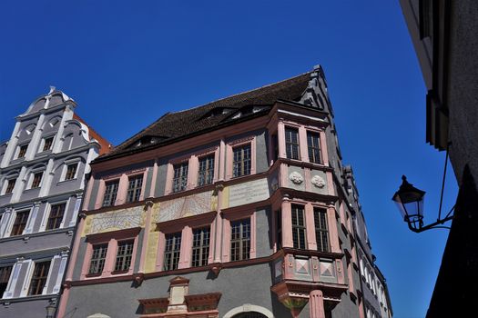 The old Ratsapotheke Pharmacy in the city centre of Gorlitz, Germany