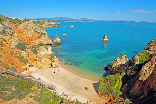 Praia D'Ana in the Algarve Lagos Portugal