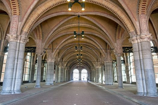 Walk through at the Rijksmuseum in Amsterdam the Netherlands