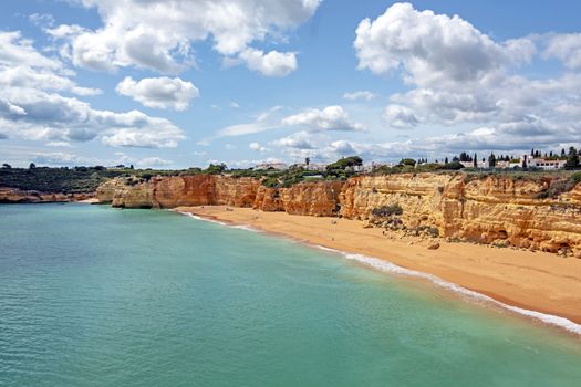 Praia Nova in Armacao de Pera in the Algarve Portugal