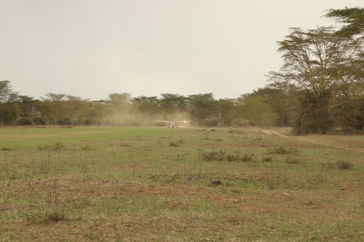 Private Flight at Rural area