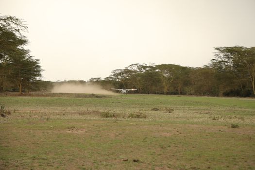 Private Flight at Rural area