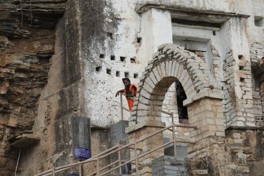 Exterior of Vintage Temple India