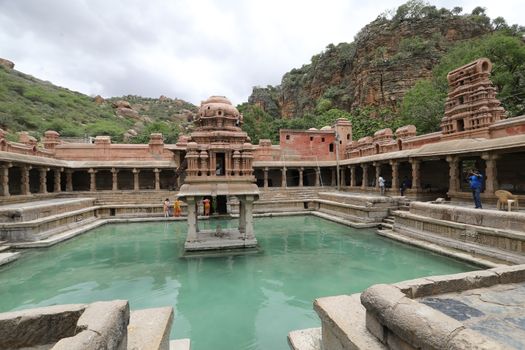 Exterior of Vintage Temple India