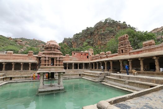 Exterior of Vintage Temple India