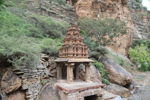 Exterior of Vintage Temple India