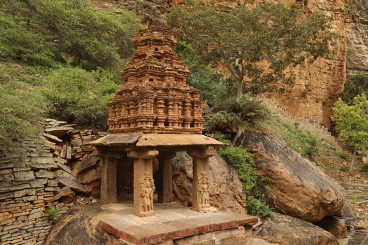 Exterior of Vintage Temple India