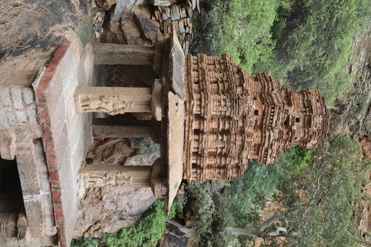 Exterior of Vintage Temple India