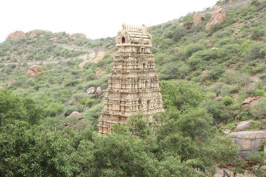 Exterior of Vintage Temple India