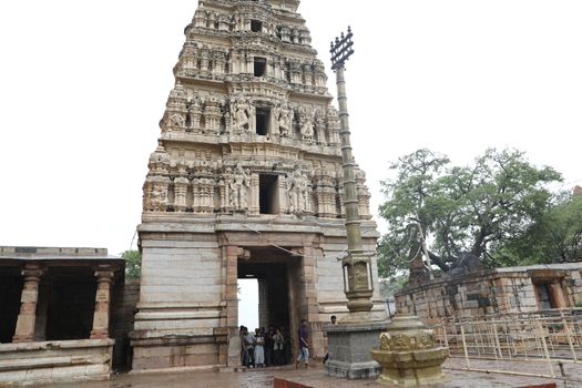 Exterior of Vintage Temple India