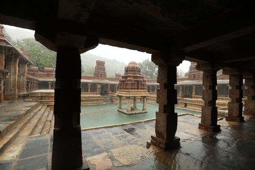 Exterior of Vintage Temple India