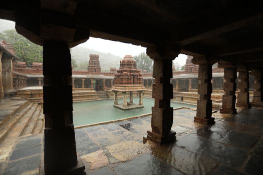 Exterior of Vintage Temple India