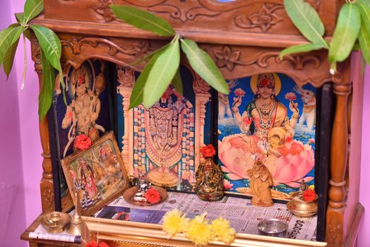 Hindu prayer at home