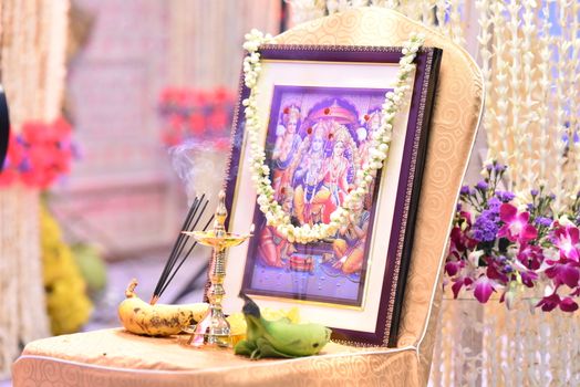 Hindu prayer at home