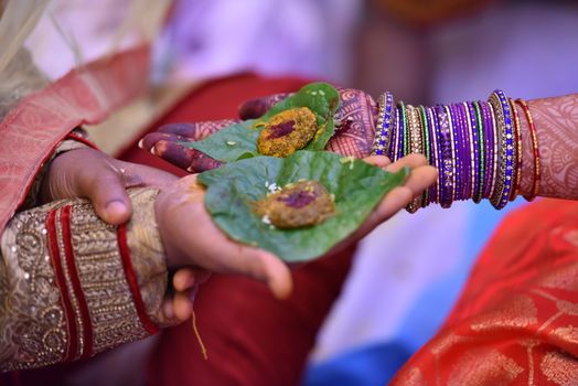 Traditional Hindu wedding ceremony
