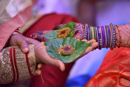 Traditional Hindu wedding ceremony