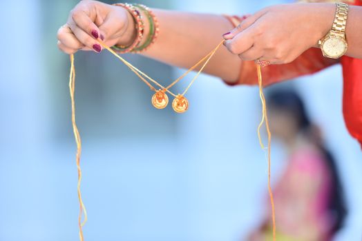 Traditional Hindu wedding ceremony