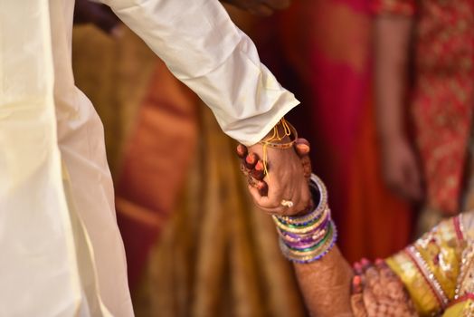 Traditional Hindu wedding ceremony