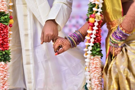 Traditional Hindu wedding ceremony