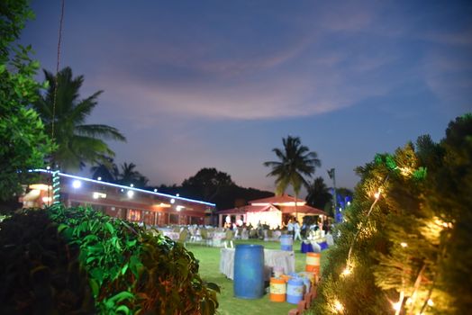 Traditional Hindu wedding ceremony