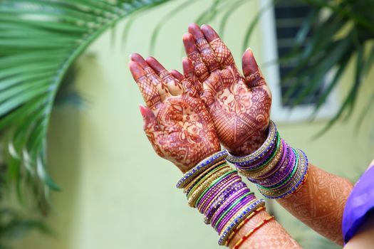 Traditional Hindu wedding ceremony