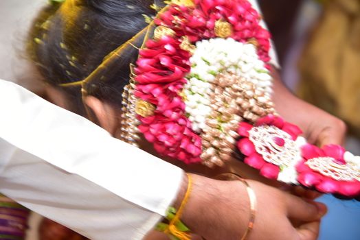 Traditional Hindu wedding ceremony