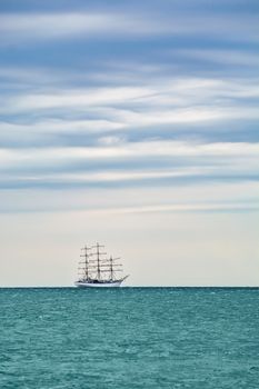 Sailing Ship in the Black Sea, Bulgaria