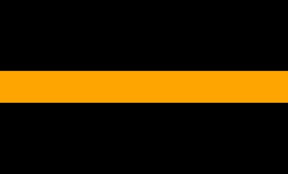 thin orange line flag Search and Rescue Personnel symbol