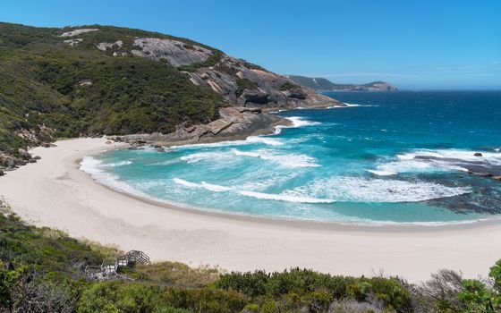 Coastal landscape within the amazing Torndirrup National Park close to Albany, Western Australia