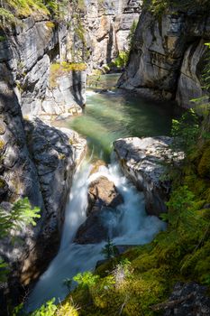 Landscape of Maligne Canyon, Jasper National Park, Alberta, Canada