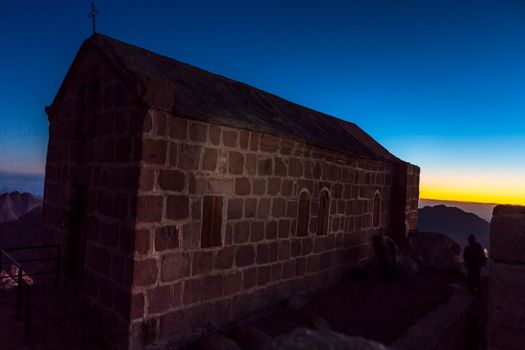 Mount Sinai, Mount Moses in Egypt. Africa.